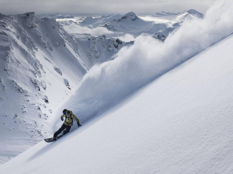Snowboarding at Whistler